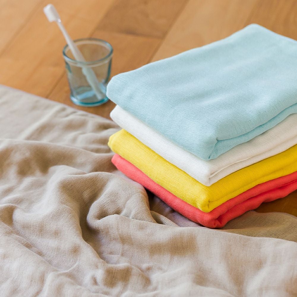 クムコ 和さらし6重ガーゼ バスタオル | おもてなしねむり研究所