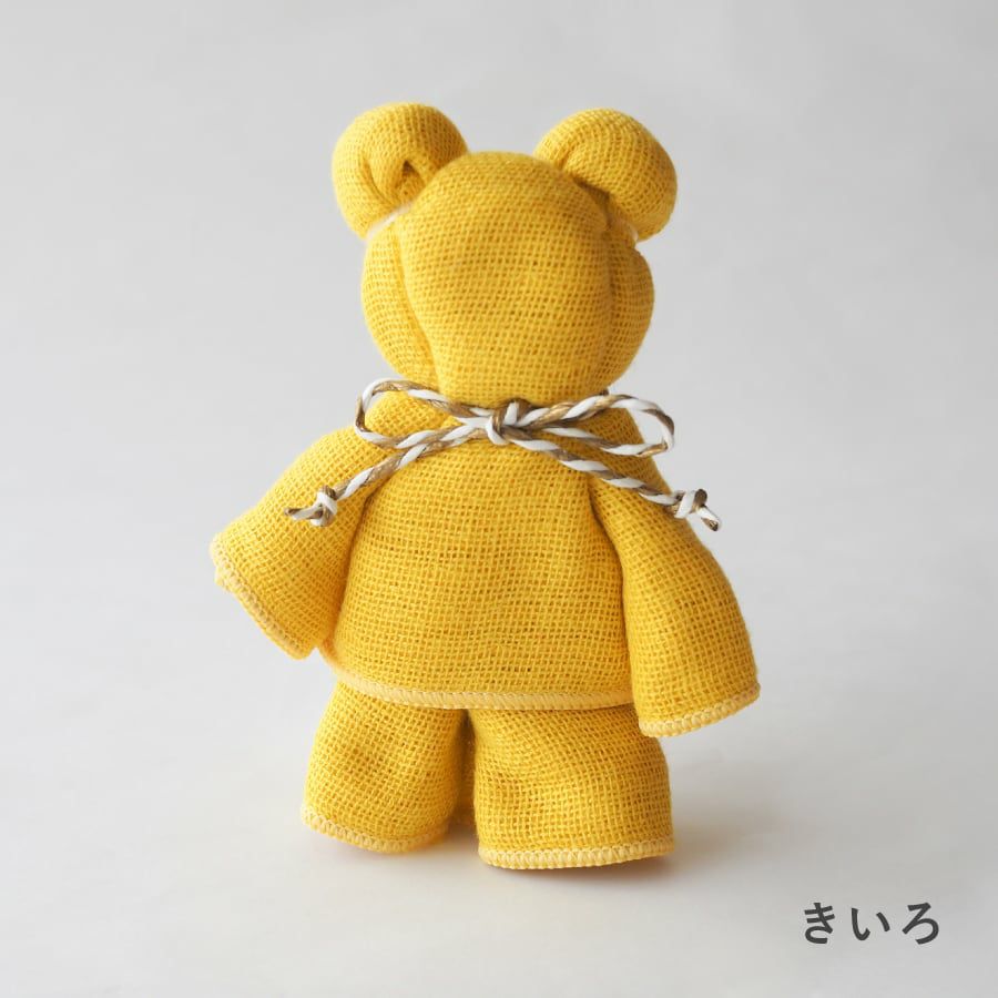 クマコ くまの形の6重ガーゼハンカチ Mサイズ | おもてなしねむり研究所
