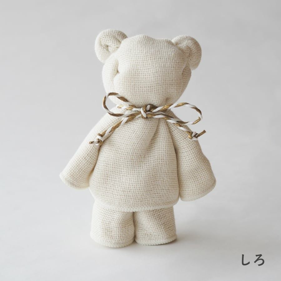 クマコ くまの形の6重ガーゼハンカチ Mサイズ | おもてなしねむり研究所