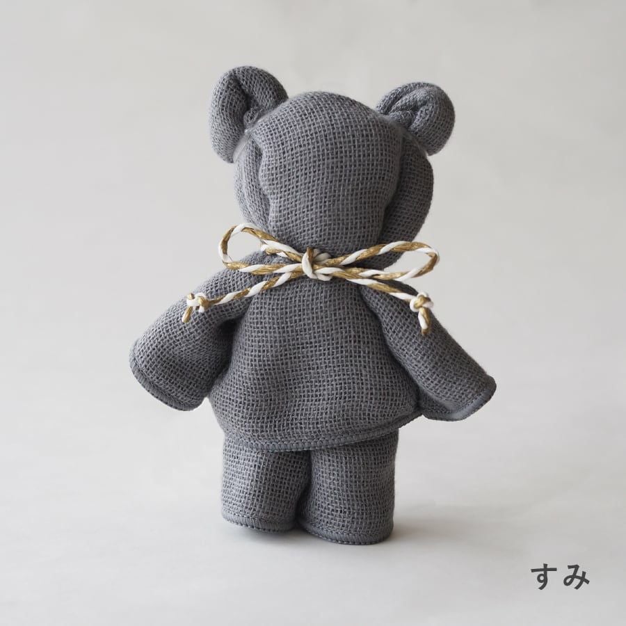 クマコ くまの形の6重ガーゼハンカチ Mサイズ | おもてなしねむり研究所